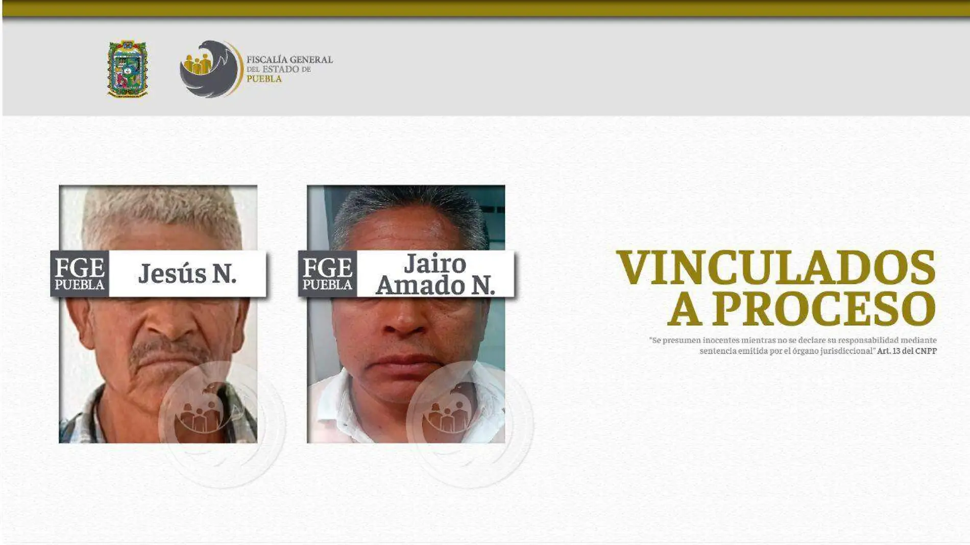 Vinculan a proceso a dos sujetos por abuso sexual en contra de menores de edad